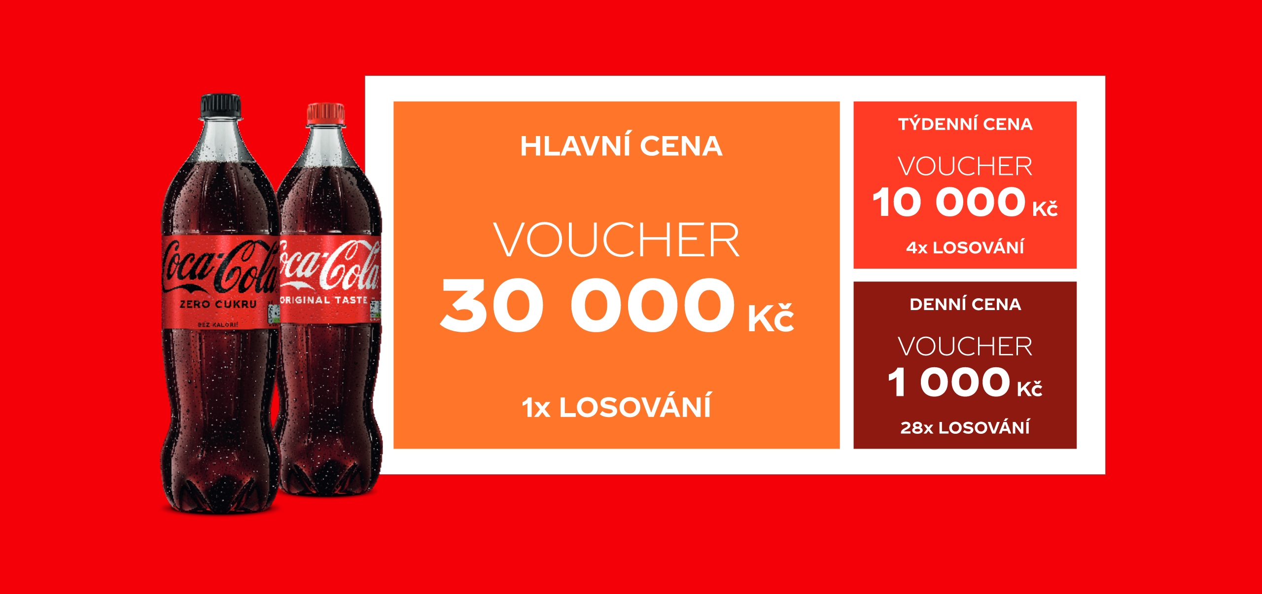 Vyhraj vouchery Globus s Coca-Colou